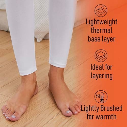 The Essentials Wardrobe Ladies TEW Thermal Long Jane- White - 20-22 — view 5