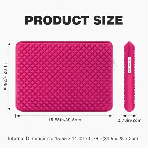 RAINYEAR Laptop Sleeve for 15.6" Notebook Computer Chromebook Case — view 5