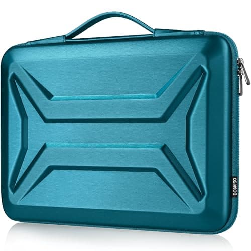 DOMISO 18 Inch Laptop Hard Case, Waterproof Shockproof Hard Shell Protective Laptop Sleeve with Handle for 18 Inch ASUS ROG Strix SCAR 18 G18 2025/2024/2023 Gaming Laptop,Teal