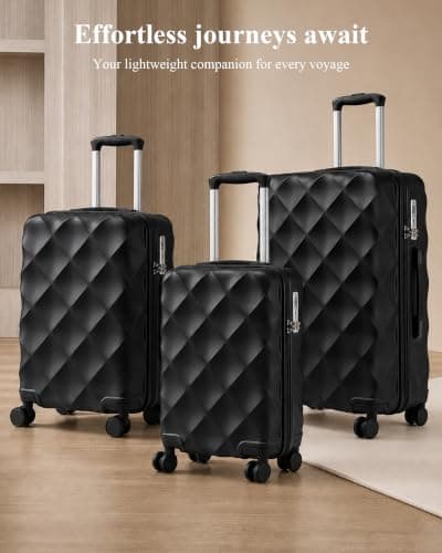British Traveller 28 Inch Large Suitcase, Lightweight Hard Shell Luggage — view 6
