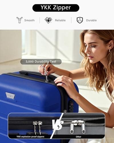 COOLIFE 28 Inch Large Suitcase, ABS+PC, Lightweight Hard Shell Luggage — view 4