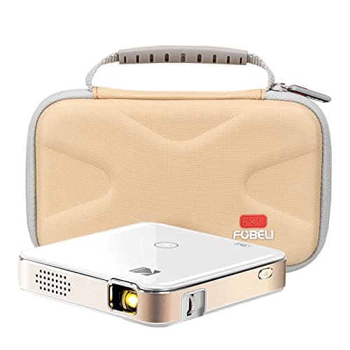 FBLFOBELI EVA Hard Storage Carrying Case for Kodak Luma 150 Ultra Mini Pocket Pico Projector (Khaki) — view 3