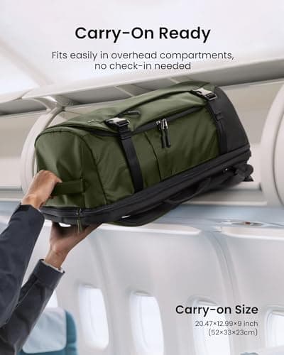 tomtoc 40L Travel Backpack, TSA-Approved Underseat Carry-On Travel Bag — view 4