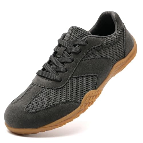 XKOWUO Barefoot Shoes for Men Fitness Training Shoe Zero Drop Minimalist Walking Shoes Flexible and Lightweight for Everyday Comfort Dark_Gray_Z UK 9.5