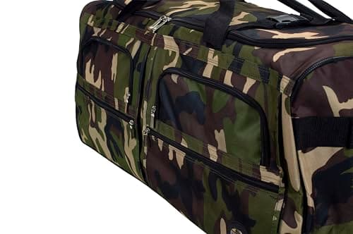 Rockland Melbourne Hardside Expandable Spinner Wheel Luggage, CAMO, 36", Melbourne Hardside Expandable Spinner Wheel Luggage — view 2