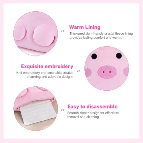 Zogxyc Heated Foot Warmers, 2 in 1 USB Foot Warmer Hand Warmer — view 3