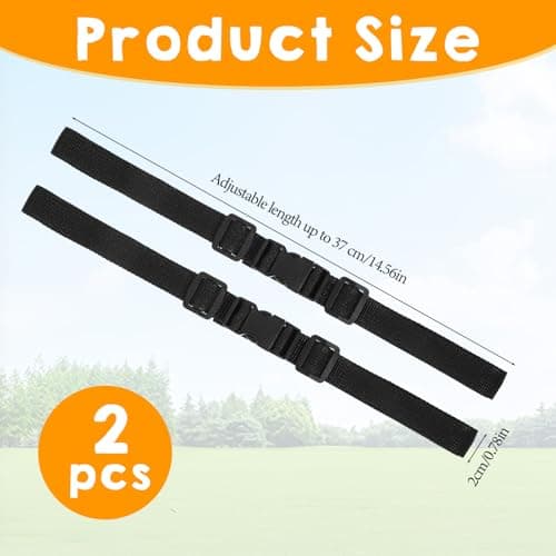 BOHUIZ 2 Pack Adjustable Backpack Chest Strap for Backpacks Non-Slip — view 6