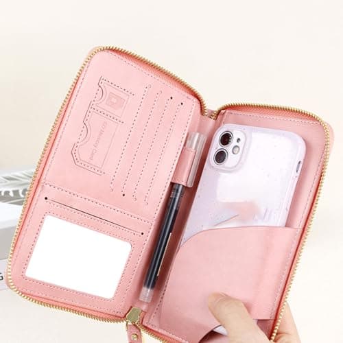 Pxcewdcx Passport Wallet Portable Waterproof Purse Organizer Money Ticket — view 2