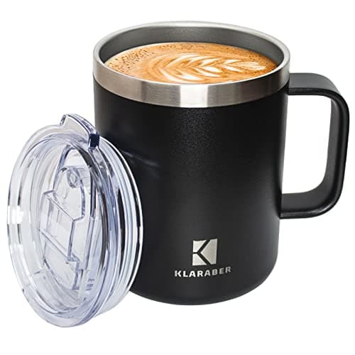 Thermal Cup, Camping Mug, Thermal Mug, Insulated Coffee Cup, 350ml, 12oz