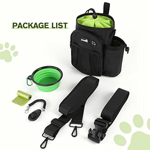 pecute XL Dog Treat Pouch with Water Bottle Holder,Multiple Pockets — view 2