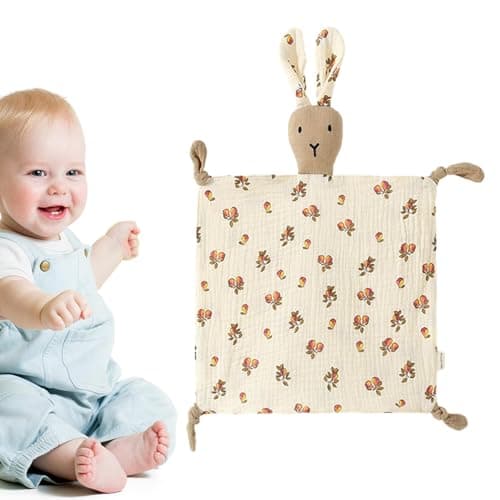 Bunny Security Blanket Cotton Breathable Lovely Rabbit