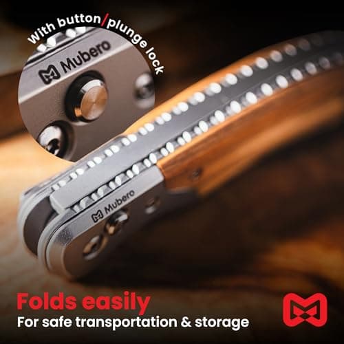 Mubero Folding Utility Knife with SK5 Stainless Steel Blade — view 5
