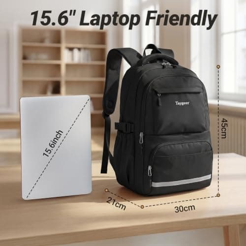 Taygeer School Bag for Boys, Lightweight Backpack for Teenage Boys Men — view 3