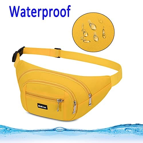 Waterproof bumbags and Fanny Packs for Women Men Hiking Running Travel Dog wolking Waist Bag for Women Men Ladies Boys Waterproof for Outdoor Sport — view 5