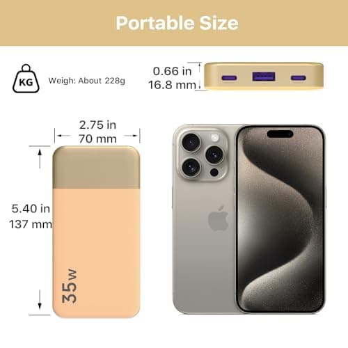 NOBIS Portable Charger 35W 10000mAh Power Bank Fast Charging — view 5