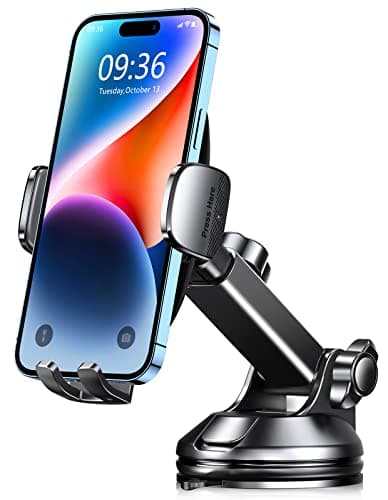 CIRYCASE Car Phone Holder, [Ultra Powerful Suction] Dashboard Phone Holder