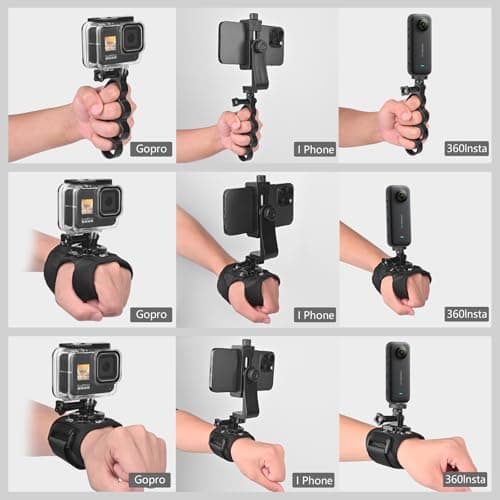 ShipeeKin Action Camera Hand Mount Wrist Strap Armband — view 2