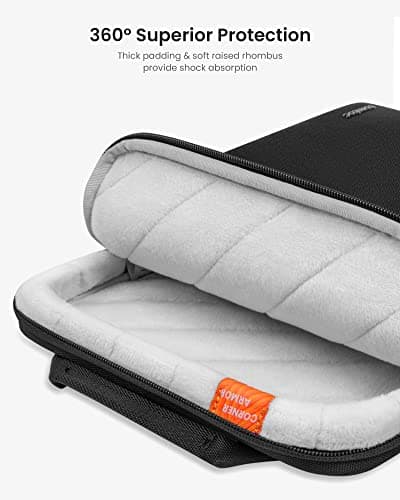 tomtoc Tablet Shoulder Bag for 13-inch iPad Air 2026 (M4/M3/M2), iPad Pro 13-inch (M5/M4), 12.9-in iPad Pro M5/M2/M1 with Keyboard Folio, for Galaxy Tab S9+/S8+, Surface Pro 9/10, Tablet Sleeve — view 4