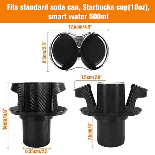 Xygobla 2 in 1 Universal Car Cup Holder Expander — view 2