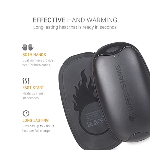 Lifesystems Rechargeable Dual-Palm Hand Warmer with 2 x 5000mAh Power Bank — view 4