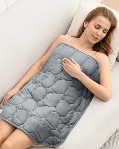 Weighted Lap Blanket Pad 7lbs for Adult, Small Weighted Blanket 29" x 24"