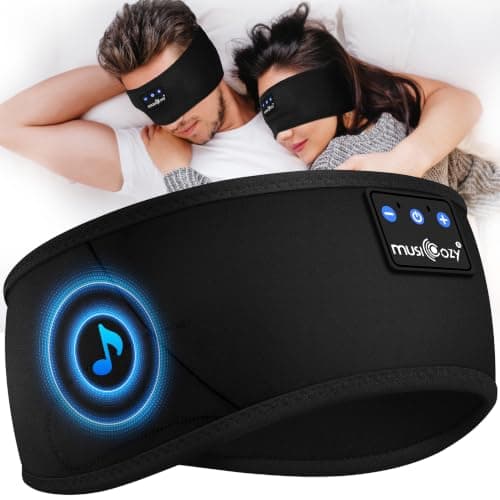 MUSICOZY Sleep Headphones Cooling Headband Headphones for Side Sleeper