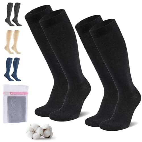 Niofind Compression Socks for Women & Men, 15–20mmHg, Knee High