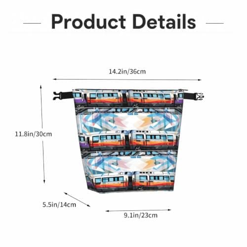 Insulated Lunch Bag Rolltop Lunchbox for Women Men Leakproof Lunch Tote Bag — view 3