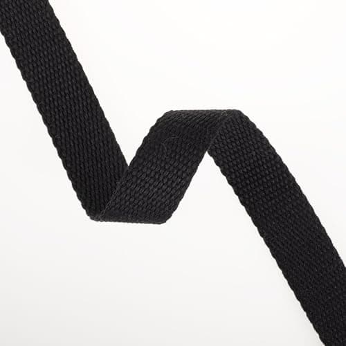 Shelver Heavy Duty Cotton Webbing Strap, 1 or 1.5 Inches and Colours, 5m (Black, 25mm) — view 3