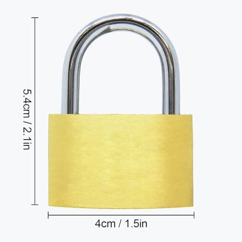 Personalised Padlock Engraved Padlock Love Lock Personalised Locks for Her Him Girls Couples Lover Anniversary Wedding Gifts for Christmas Large Love Lock for Travel Trip Valentines (Design 4) — view 3