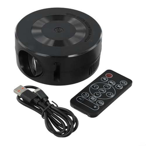 Hosrivae YT200 Portable For Mini Projector, Black HD Plug-and-Play Display 5V 2A Bank Supported Smartphone Projector For Home Travel Cinema — view 2