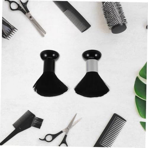 2pcs Neck Duster Brush Barber Hair Cleaning Brush Soft Trimmer Razor — view 4