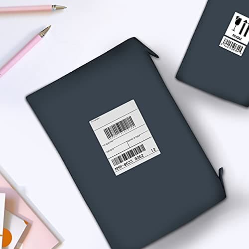 100x Grey Mailing Bags - Mixed Sizes, 100% Recyclable Parcel Bags, Self-Seal Postage Bags for Clothes - Strong & Sealable Plastic Envelopes, Ideal for Large to Small Postal Packing Shipping Posting — view 6