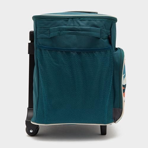 Hi-Gear Delta 40 Litre Wheeled Cool Bag with Integrated Handle, 40L Cooler for Food & Drinks, Lightweight, Portable & Insulated Cool Box, Ideal for Camping, Picnics, Festivals & Shopping (Green) — view 4