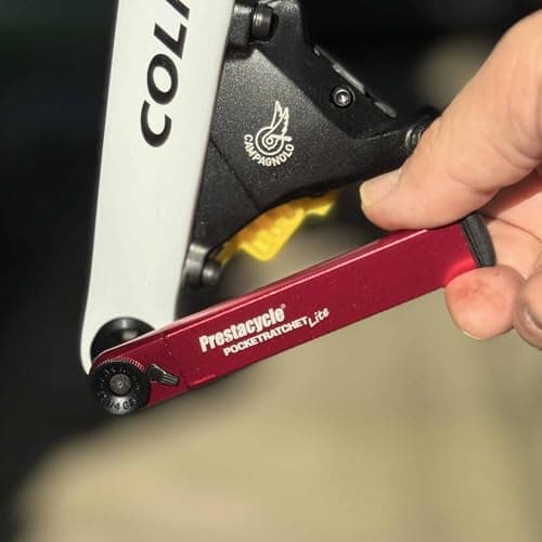 Prestacycle PocketRatchet Lite – 27% Lighter Pocket Multi-Tool | Compact Reversible Ratchet with 8 Double-Ended Bits Stored in Handle | Heavy-Duty 30Nm Bicycle Tool | 1/4" Hex Bit Compatible — view 5