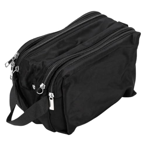 Annadue Travel Toiletry Organizer Bag for Men Women Cosmetic Pouch (Black) — view 4