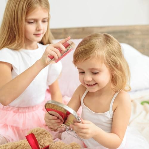 2pcs Bamboo Hair Comb Dense Teeth, Retro Style for Men Women — view 5