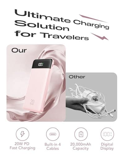 Orfeika 20000mAh Power Bank Fast Charging, PD 20W Portable Charger — view 3