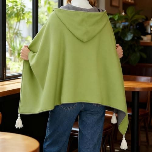 Pxcewdcx Electric Blanket Shawl, 140x80cm 3-Level USB Electric Heated Shawl, Heated Throw Blanket, 3 Heating Levels Poncho Shawls Wrap, Wearable Heateds Shawls Blankets for Couch, Bed, Sofa, Home — view 2