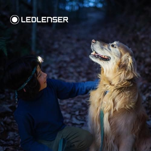 Ledlenser KIDLED4R Kids Head Torch Rechargeable, 5 Light Modes, Lightweight, Dinosaur LED Headlamp, Inc Auto Shut-Off Feature, Inc Clip for Backpack, Ideal for Camping, Gift for Children Girls Boys — view 5
