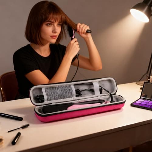 Flute Case - Shockproof Waterproof Pouch | Curling Iron Travel Case with Zipper,for Music Lovers Recorder Women Travelers — view 2