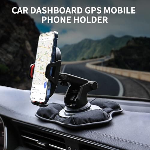 Nonslip Beanbag Dashboard Friction,Car Sat Nav GPS Dashboard Mount for Garmin, TomTom, Magellan and Other Portable GPS Navigators — view 2