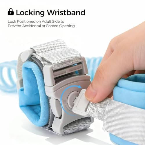 Anti-Theft Luggage Lock with Wrist Strap, Retractable Travel Security Cable for Suitcases, Backpacks, and Carry-On Bags – Portable Elastic Lock for Theft Prevention — view 4