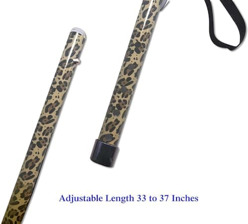 Life Healthcare Folding Gel Handle Walking Stick, Adjustable Aluminium Cane — view 4