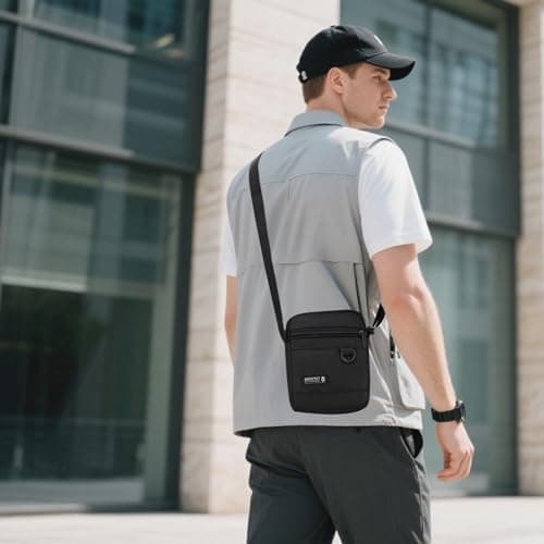 : GaoBangM Anti-Theft Sling Bag for Men Women, Waterproof Crossbody Bag — view 2