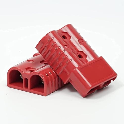 Anderson Connector 175A 600V with Rubber Caps Red Pack of 2 — view 2
