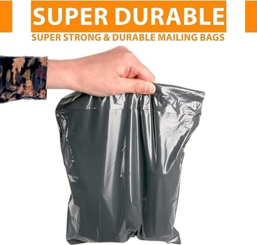 50 Strong 12 x 16 inch Polythene Mailing Postal Bags Plastic Material Mailing Or Posting Parecels Bag For Postages Strong Self Seal — view 3
