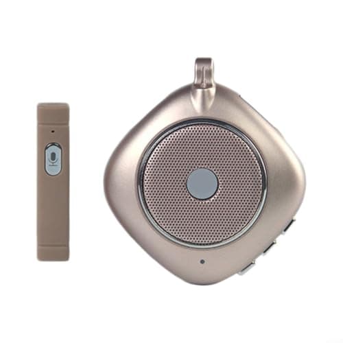 Lapiglo AI Translation Device, Real-time Voice Translator 6x6x6cm All-in-One Speaker & Microphone ABS Portable for Travel Business Students(gold)