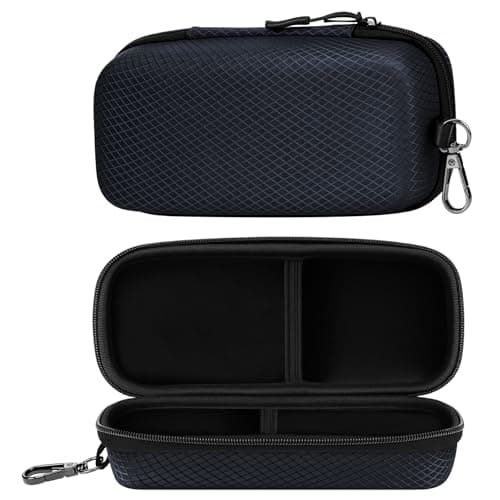 molshine Dual Compartment EVA Sunglasses Case,Shockproof Sport Glasses Case