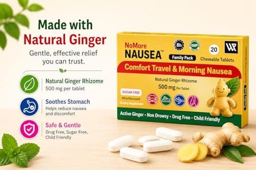 Travel Sickness Tablets - Sugar-Free Motion Sickness Tablets (20 Tablets) — view 2